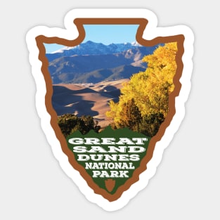 Great Sand Dunes National Park & Preserve arrowhead Sticker